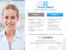 Tablet Screenshot of medicsdirect.com